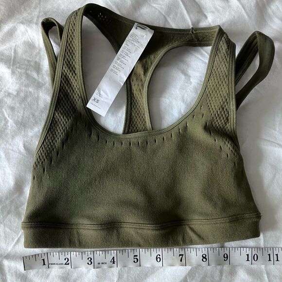 FABLETICS Sculptknit Contour Low-Impact Dark Moss Khloe Edit Size XS - Picture 15 of 15